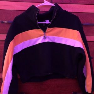 h&m soft cropped long sleeve